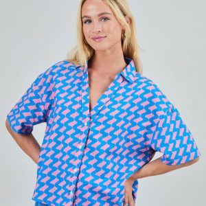 Bluse Gum Oversize Cropped