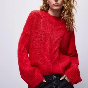 SUMMUM Pullover big cable 7s5861-8009